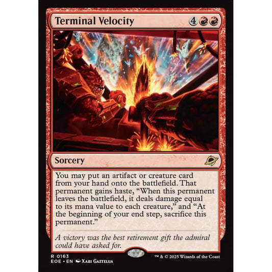 Terminal Velocity rare 163 Magic the Gathering Edge of Eternities