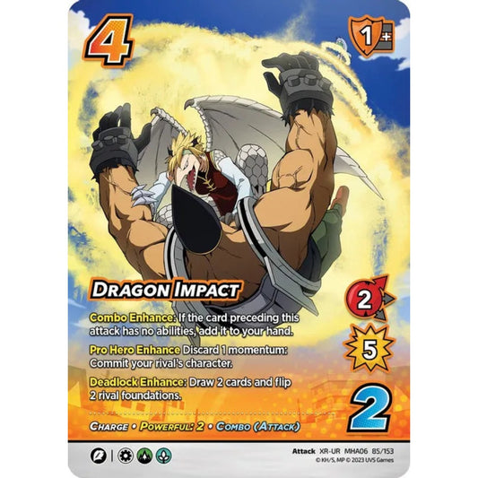 Dragon Impact, 85/153, XR-UR, UniVersus, MHA06 Jet Burn