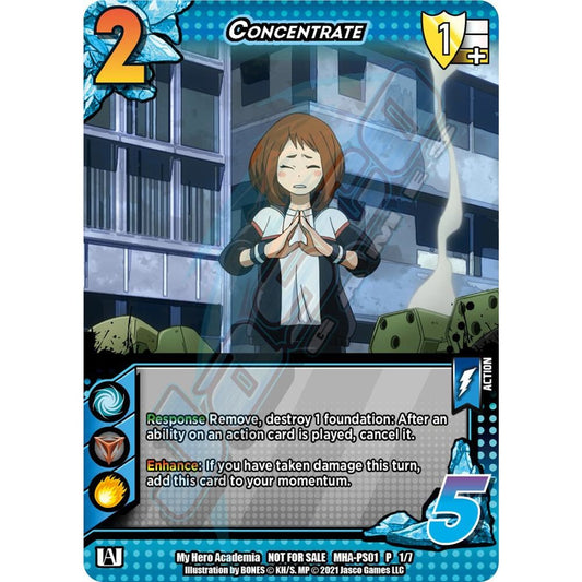 Concentrate, 1/7, MHA-PS01, Universus, MHA Promos, nan