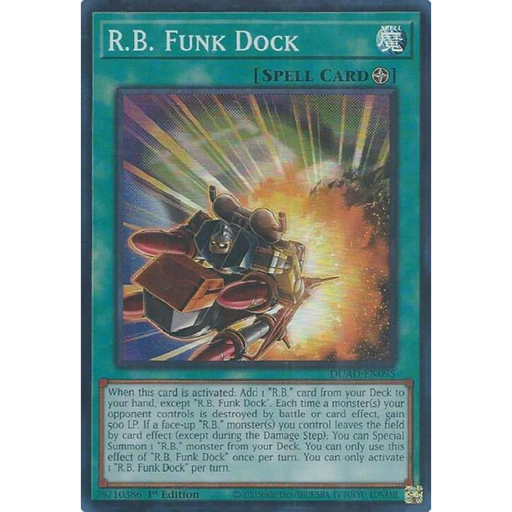 R.B. Funk Dock DUAD-EN095 Super Yu-Gi-Oh Duelist's Advance