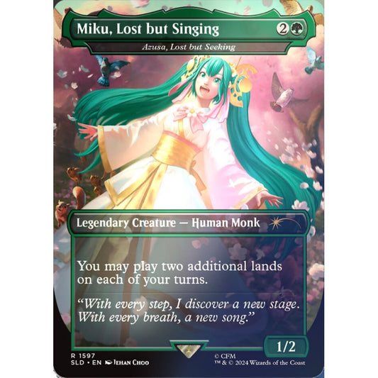 Azusa, Lost but Seeking rare 1597★ Magic the Gathering Secret Lair Drop