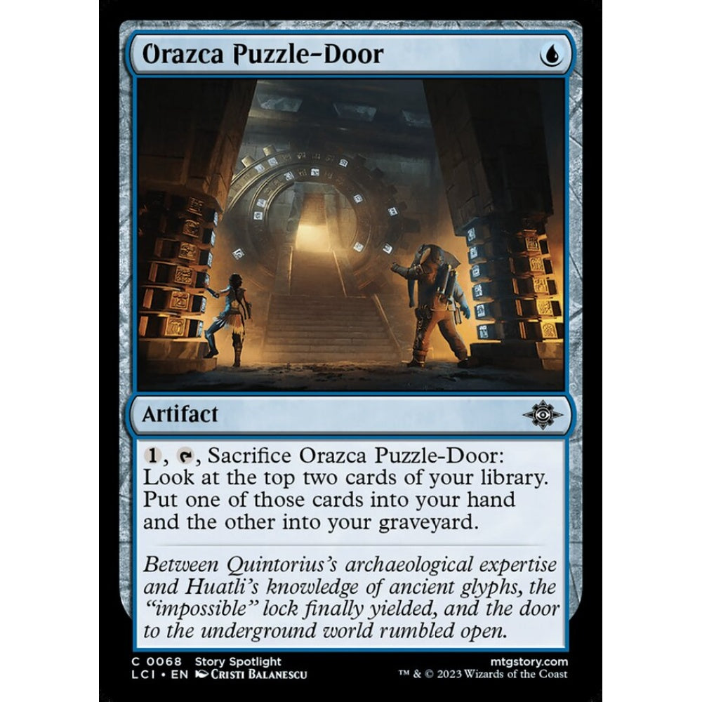Orazca Puzzle-Door common 68 Magic the Gathering The Lost Caverns of Ixalan