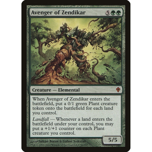 Avenger of Zendikar mythic 96 Magic the Gathering Worldwake