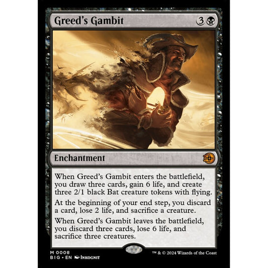 Greed's Gambit, 8, mythic, Magic: The Gathering, Outlaws of Thunder Junction