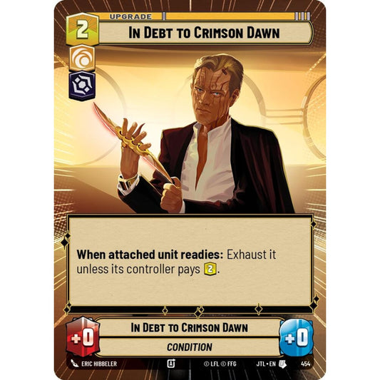 In Debt to Crimson Dawn, U, JTL 454) Hyperspace, Star Wars Unlimited