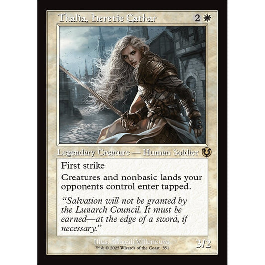 Thalia, Heretic Cathar, 351, rare, Magic: The Gathering, Innistrad Remastered