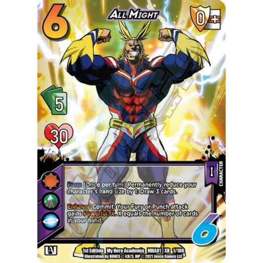 All Might, 1/180, XR, UniVersus, MHA01 My Hero Academia