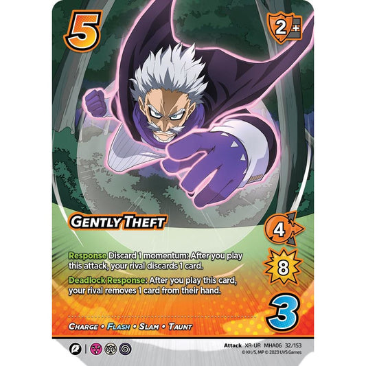 Gently Theft, 32/153, MHA06, Universus, MHA06 Jet Burn, nan