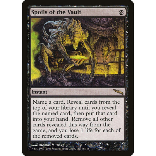 Spoils of the Vault rare 78 Magic the Gathering Mirrodin