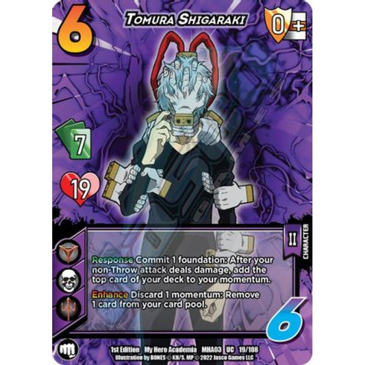 Tomura Shigaraki, 19/108, UC, UniVersus, MHA03 Heroes Clash