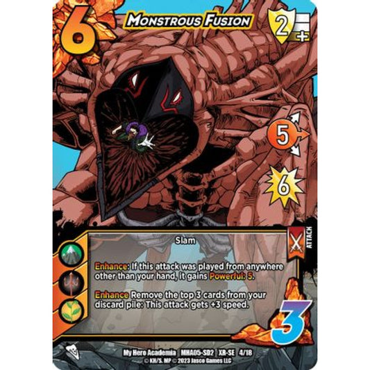 Monstrous Fusion, 4/18, XR-SE, UniVersus, MHA05 Undaunted Raid