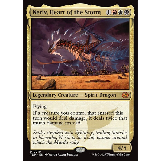 Neriv, Heart of the Storm mythic 210 Magic the Gathering Tarkir: Dragonstorm