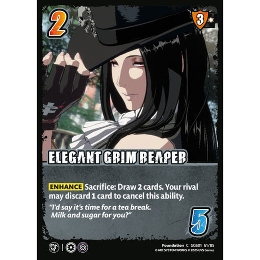 Elegant Grim Reaper 61/85 Universus Card Game Guilty Gear -Strive- C Non-Foil