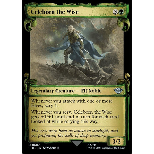 Celeborn the Wise, uncommon, 607, Magic the Gathering, The Lord of the Rings: Tales of Middle-earth