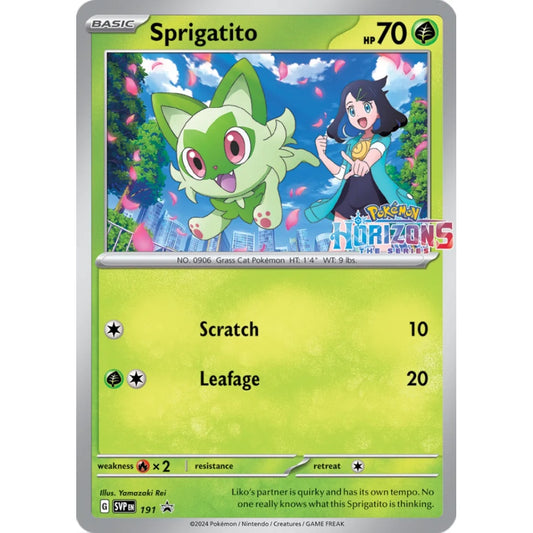 Sprigatito Promo 191 Pokemon Card Game Scarlet & Violet Promos