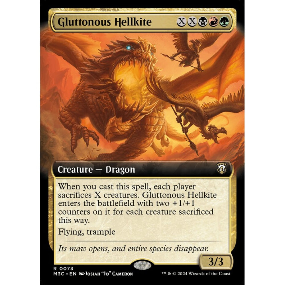 Gluttonous Hellkite, 73, rare, Magic: The Gathering, Modern Horizons 3