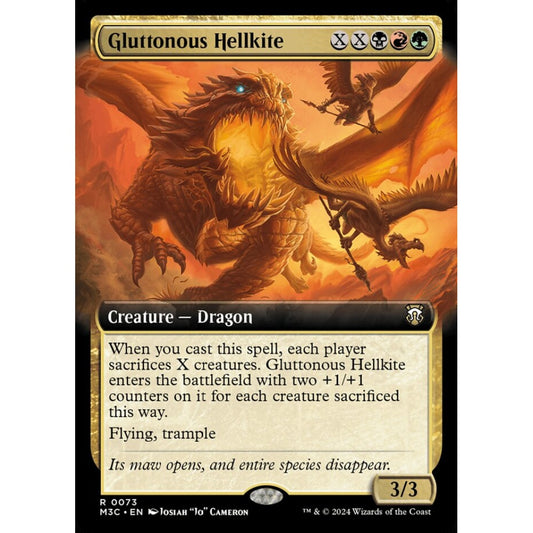 Gluttonous Hellkite, 73, rare, Magic: The Gathering, Modern Horizons 3