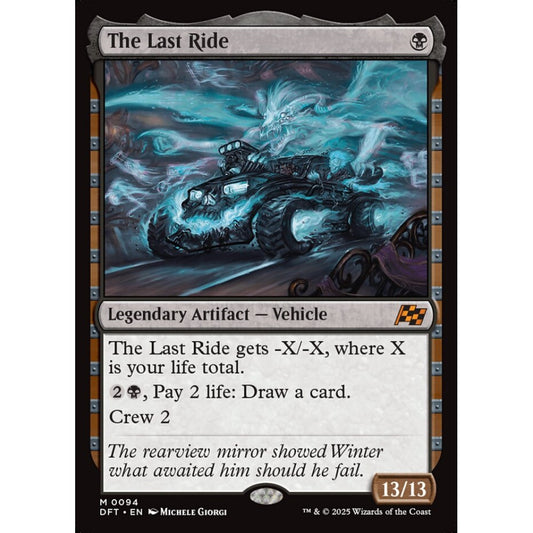 The Last Ride, 94, mythic, Magic: The Gathering, Aetherdrift