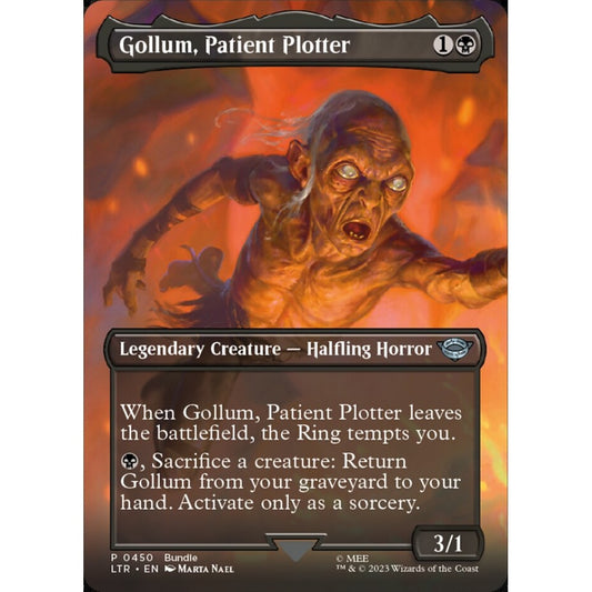 Gollum, Patient Plotter, uncommon, 450, Magic the Gathering, The Lord of the Rings: Tales of Middle-earth