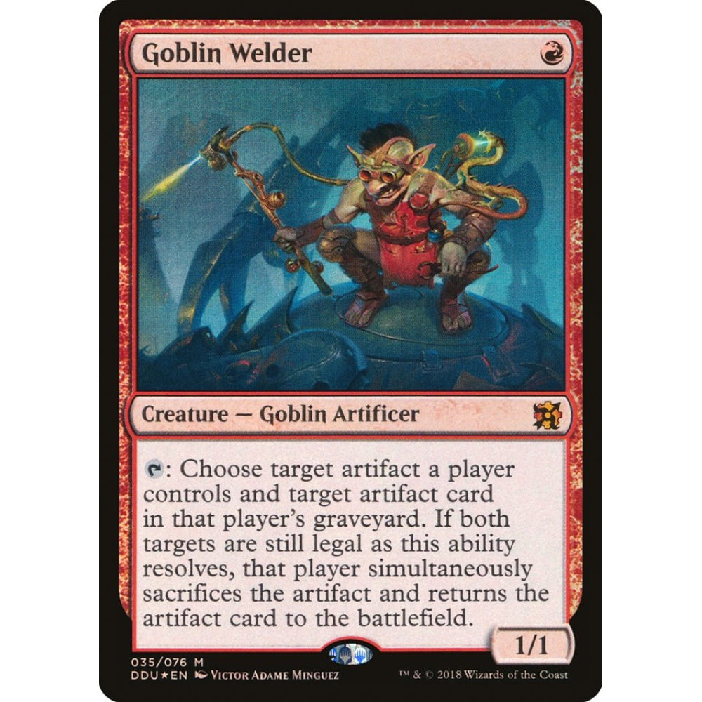 Goblin Welder mythic 35 Magic the Gathering Duel Decks: Elves vs. Inventors