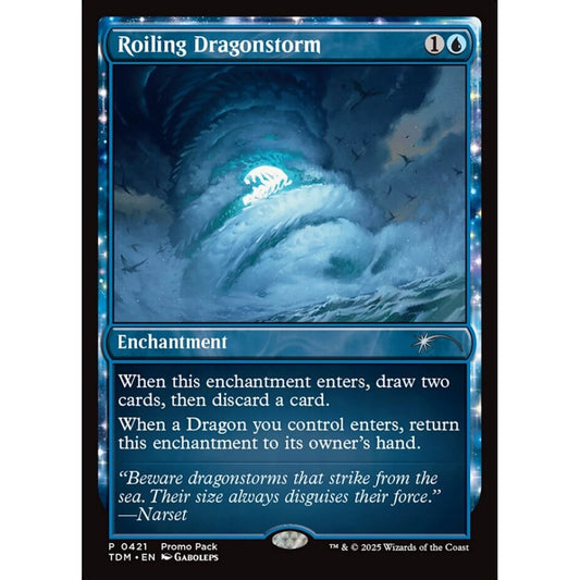 Roiling Dragonstorm uncommon 421 Magic the Gathering Tarkir: Dragonstorm