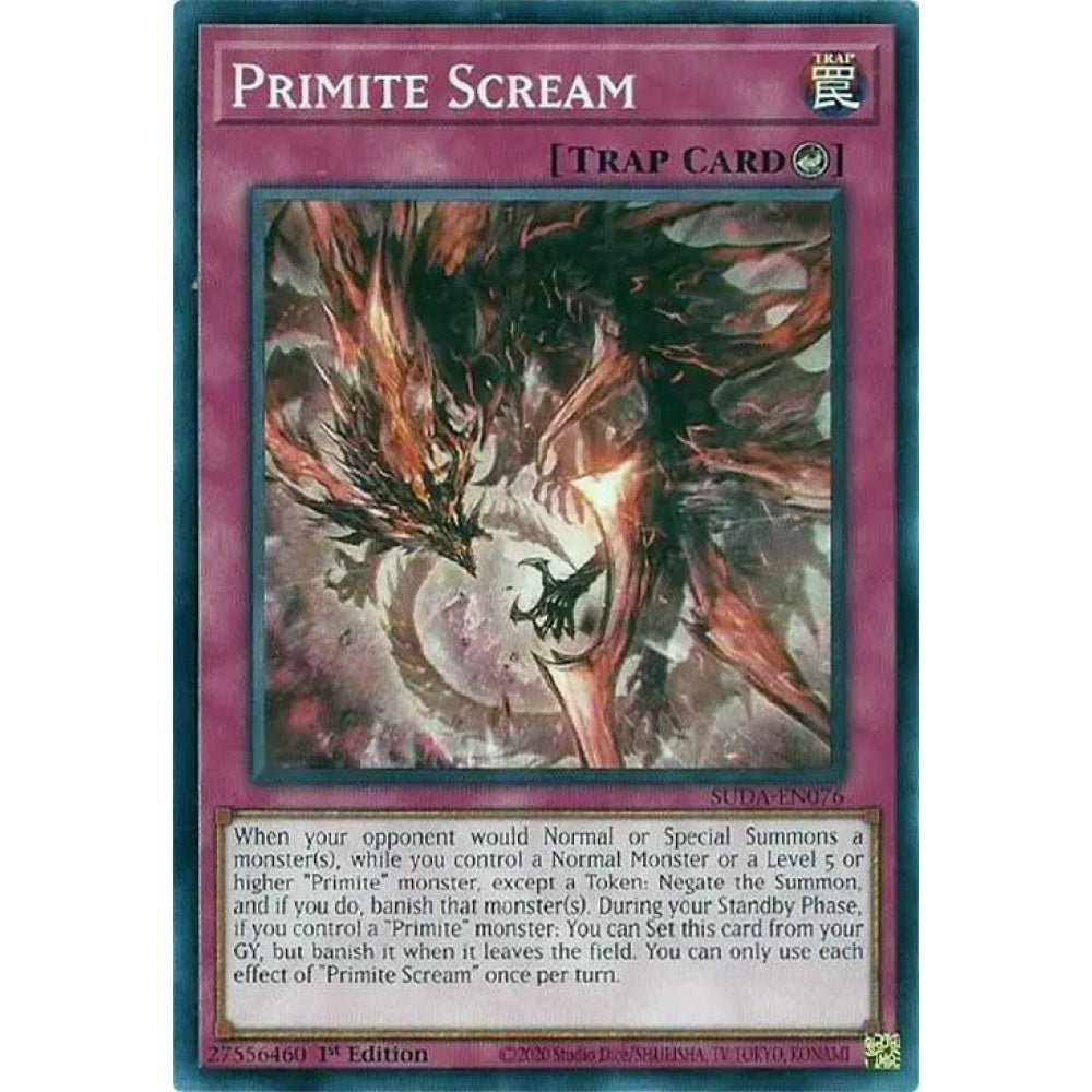 Primite Scream SUDA-EN076 Common Yu-Gi-Oh Supreme Darkness