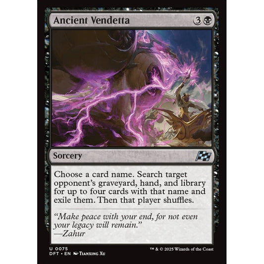 Ancient Vendetta, 75, uncommon, Magic: The Gathering, Aetherdrift