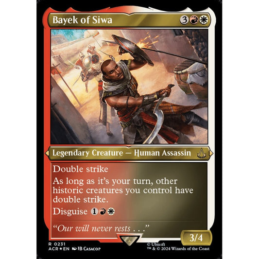 Bayek of Siwa rare 231 Magic the Gathering Assassin's Creed