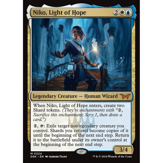 Niko, Light of Hope, 224, mythic, Magic: The Gathering, Duskmourn: House of Horror