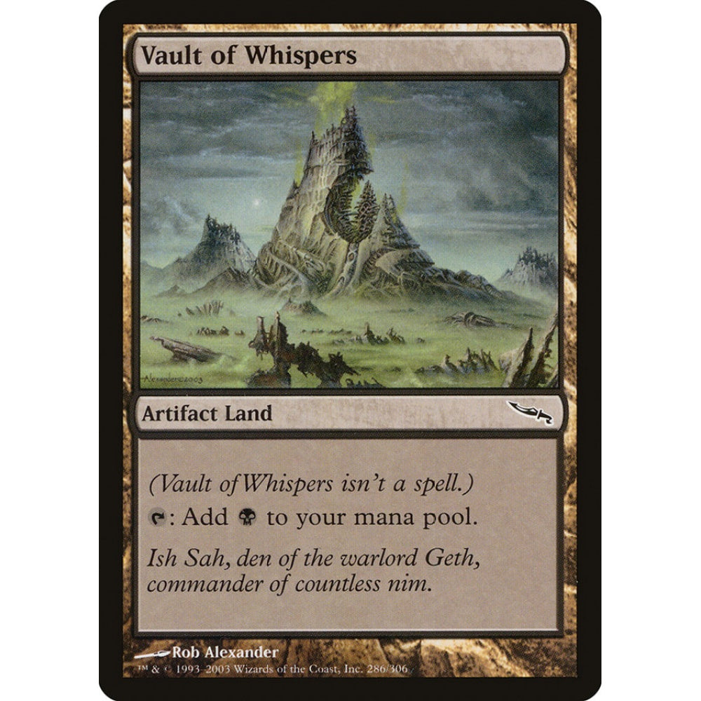 Vault of Whispers common 286 Magic the Gathering Mirrodin