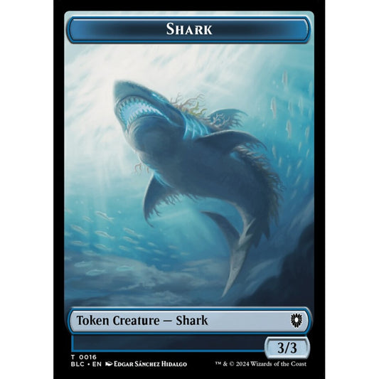 Shark, 16, common, Magic: The Gathering, Bloomburrow