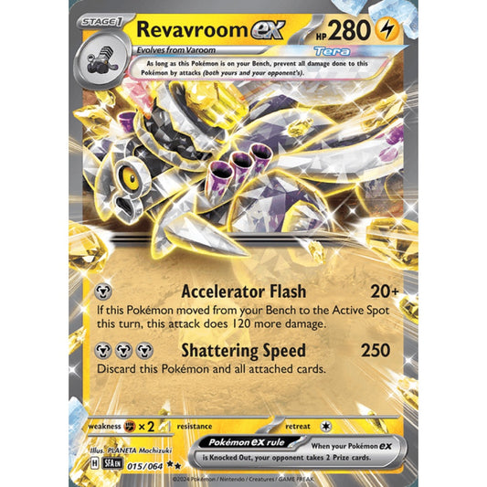 Revavroom ex Double Rare 015/064 Pokemon Card Game Shrouded Fable