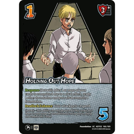 Holding Out Hope 166/189 AOT03 Universus Attack on Titan: Apocalypse Foundation UC