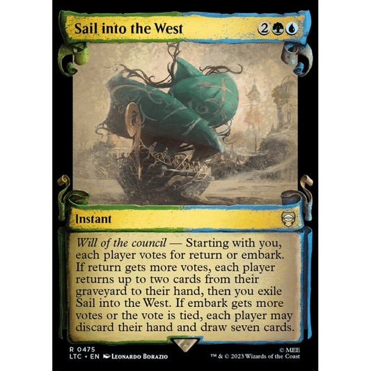 Sail into the West, rare, 475, Magic the Gathering, Tales of Middle-earth Commander