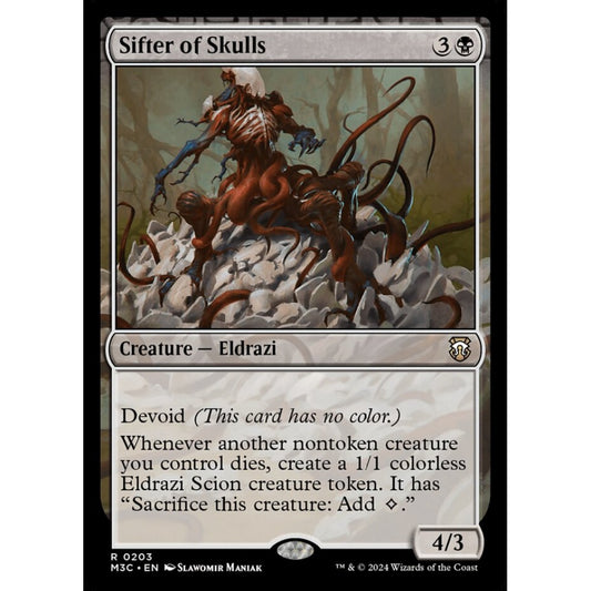 Sifter of Skulls, 203, rare, Magic: The Gathering, Modern Horizons 3