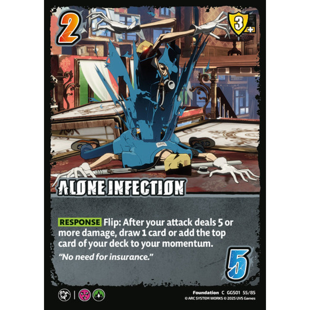 Alone Infection 55/85 Universus Card Game Guilty Gear -Strive- C Non-Foil