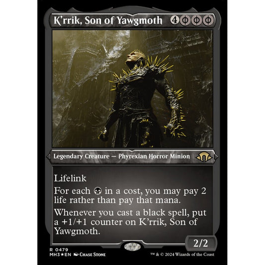 K'rrik, Son of Yawgmoth, 479, rare, Magic: The Gathering, Modern Horizons 3