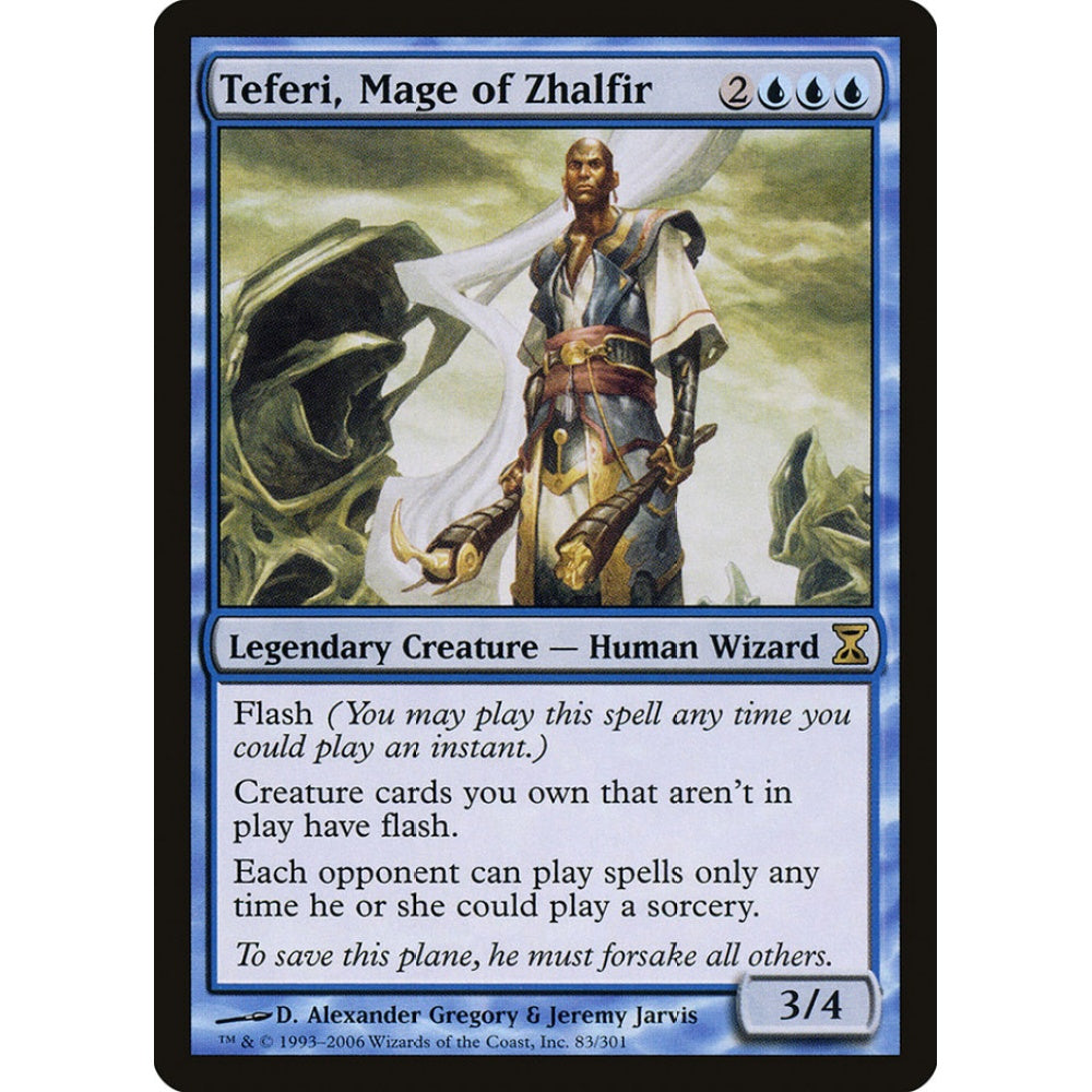 Teferi, Mage of Zhalfir rare 83 Magic the Gathering Time Spiral