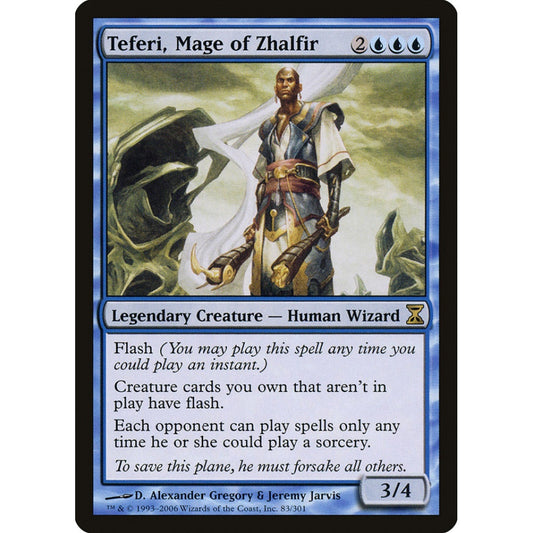 Teferi, Mage of Zhalfir rare 83 Magic the Gathering Time Spiral