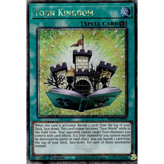 Toon Kingdom MP24-EN006 QCR Quarter Century Secret Rare Yu-Gi-Oh 25th Anniversary Tin: Dueling Mirrors in Art