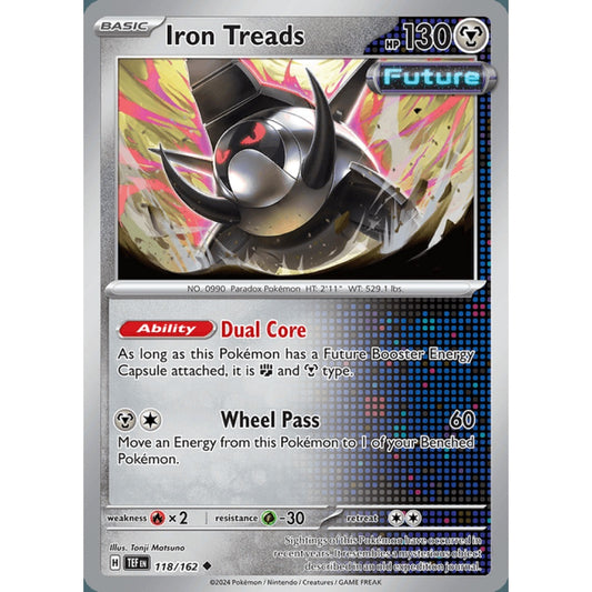 Iron Treads Uncommon 118/162 Pokemon Card Game Temporal Forces