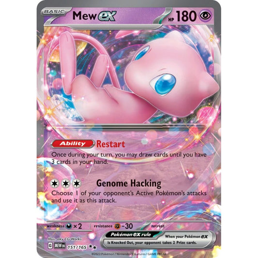 Mew ex Double Rare 151/165 Pokemon Card Game Pokémon 151