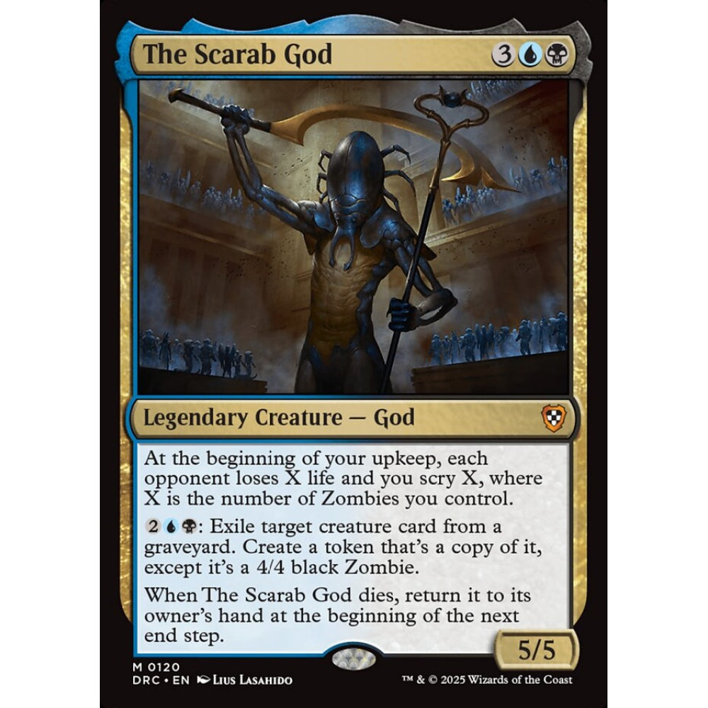 The Scarab God, 120, mythic, Magic: The Gathering, Aetherdrift Commander