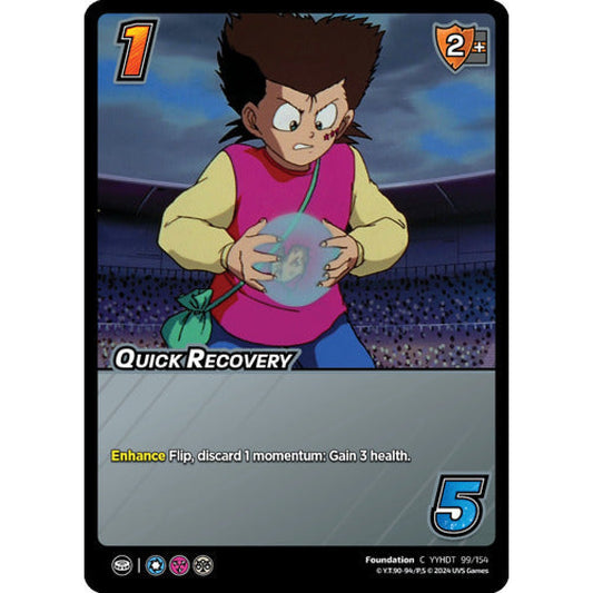 Quick Recovery, 99/154, C, UniVersus, Yu Yu Hakusho: Dark Tournament