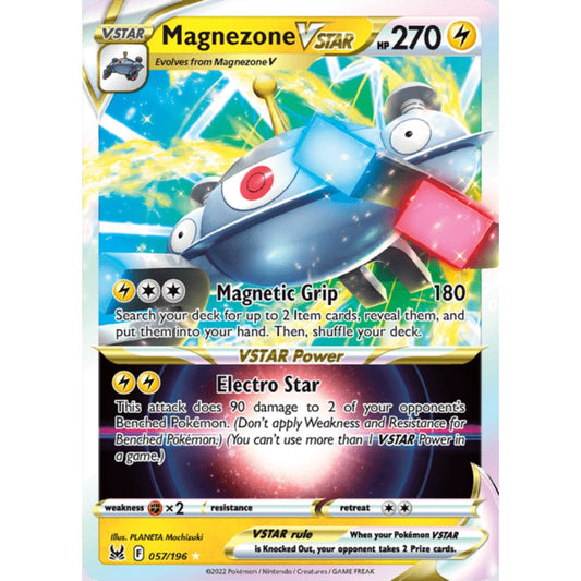 Magnezone VSTAR Ultra Rare 057/196 Pokemon Card Game Lost Origins