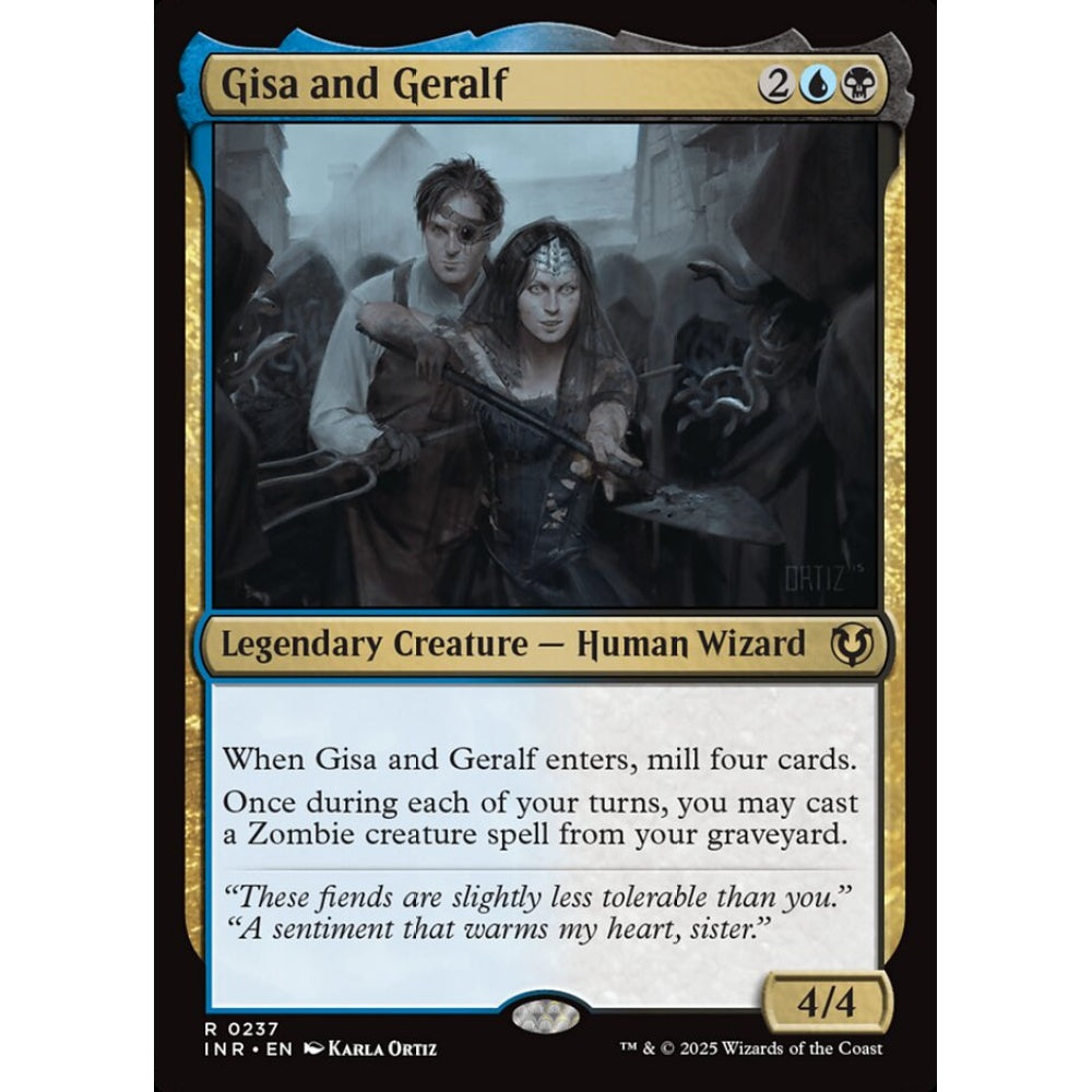 Gisa and Geralf, 237, rare, Magic: The Gathering, Innistrad Remastered