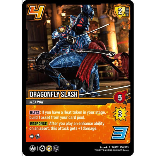 Dragonfly Slash 100/185 TK802 Universus Tekken 8 Attack R