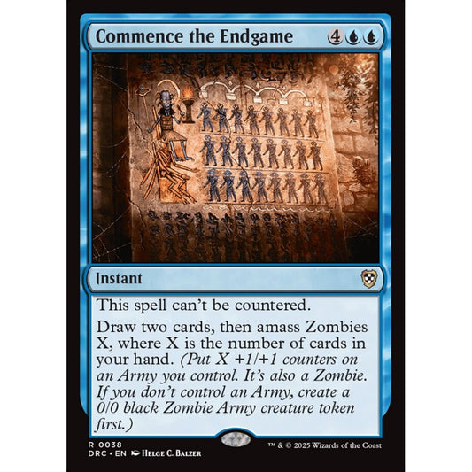 Commence the Endgame, 38, rare, Magic: The Gathering, Aetherdrift Commander