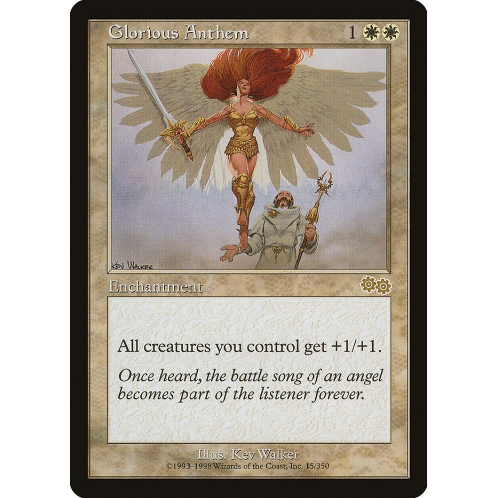 Glorious Anthem rare 15 Magic the Gathering Urza's Saga