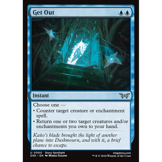 Get Out, 60, uncommon, Magic: The Gathering, Duskmourn: House of Horror